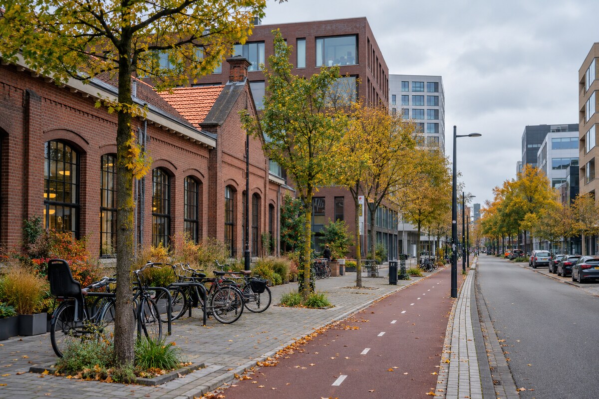Eindhoven urban streetscape Eindhoven urban streetscape