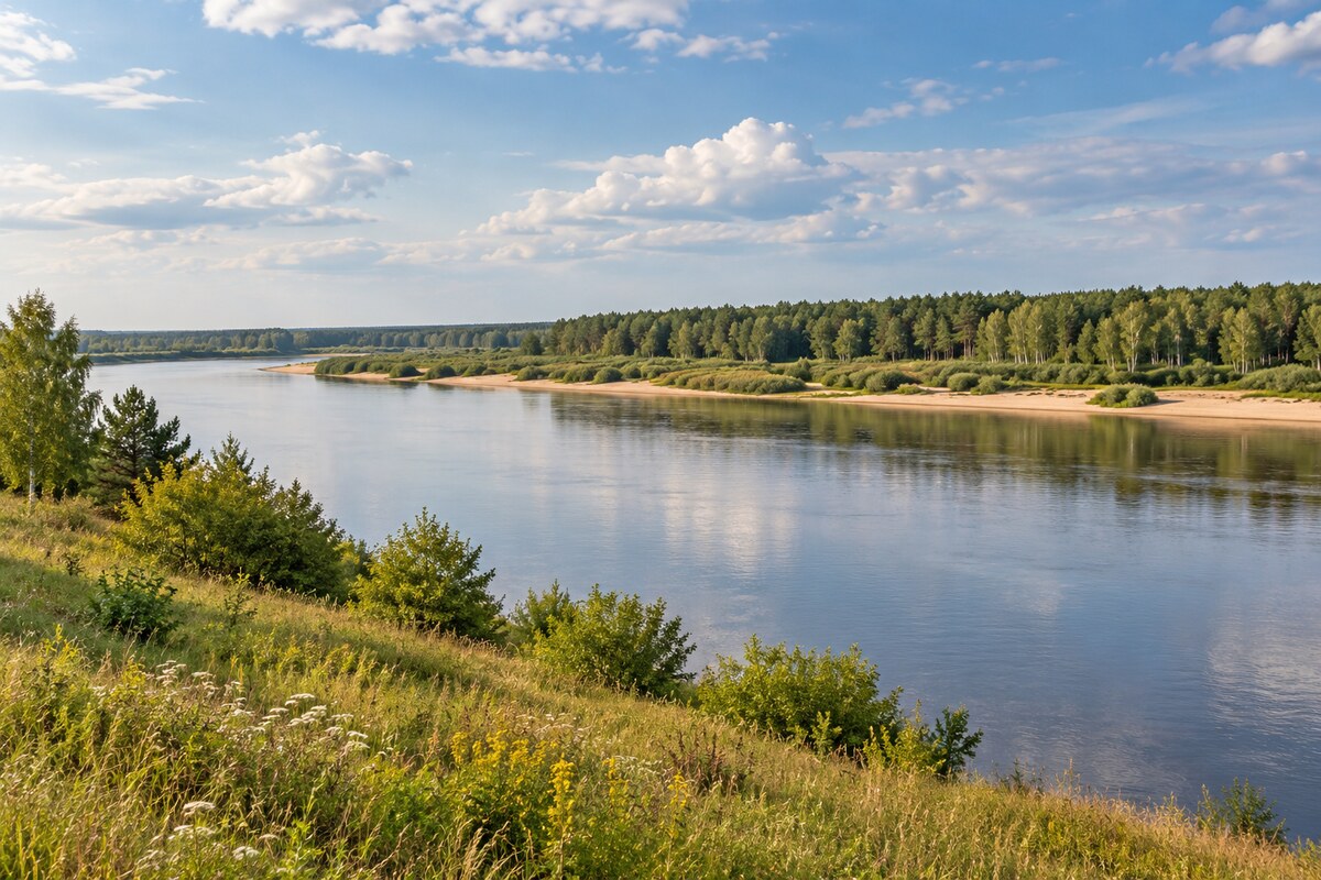 Ока в Нижегородской области