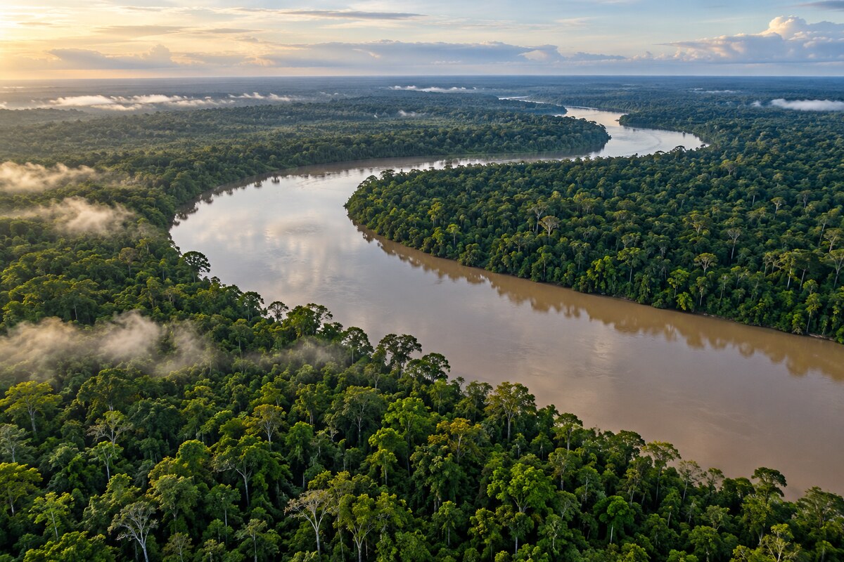 Amazon forest Brazilian rainforest