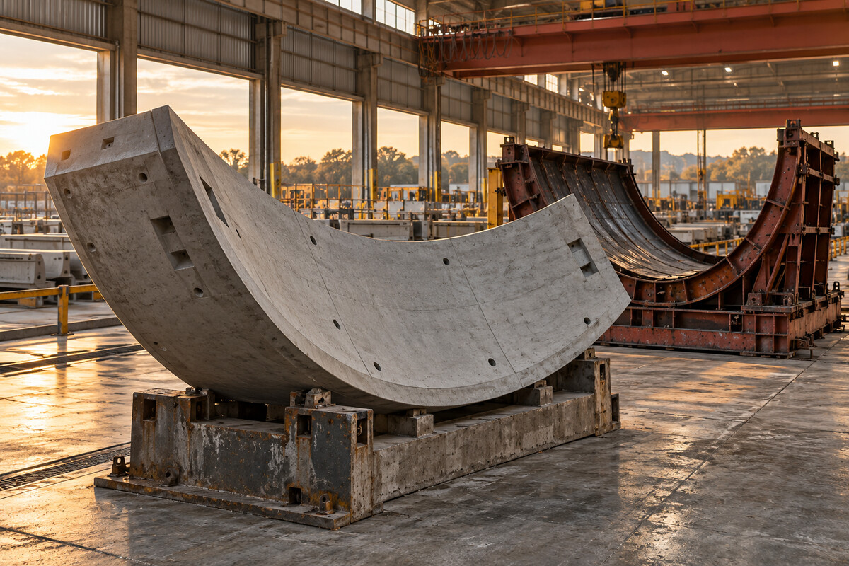 Precast concrete production