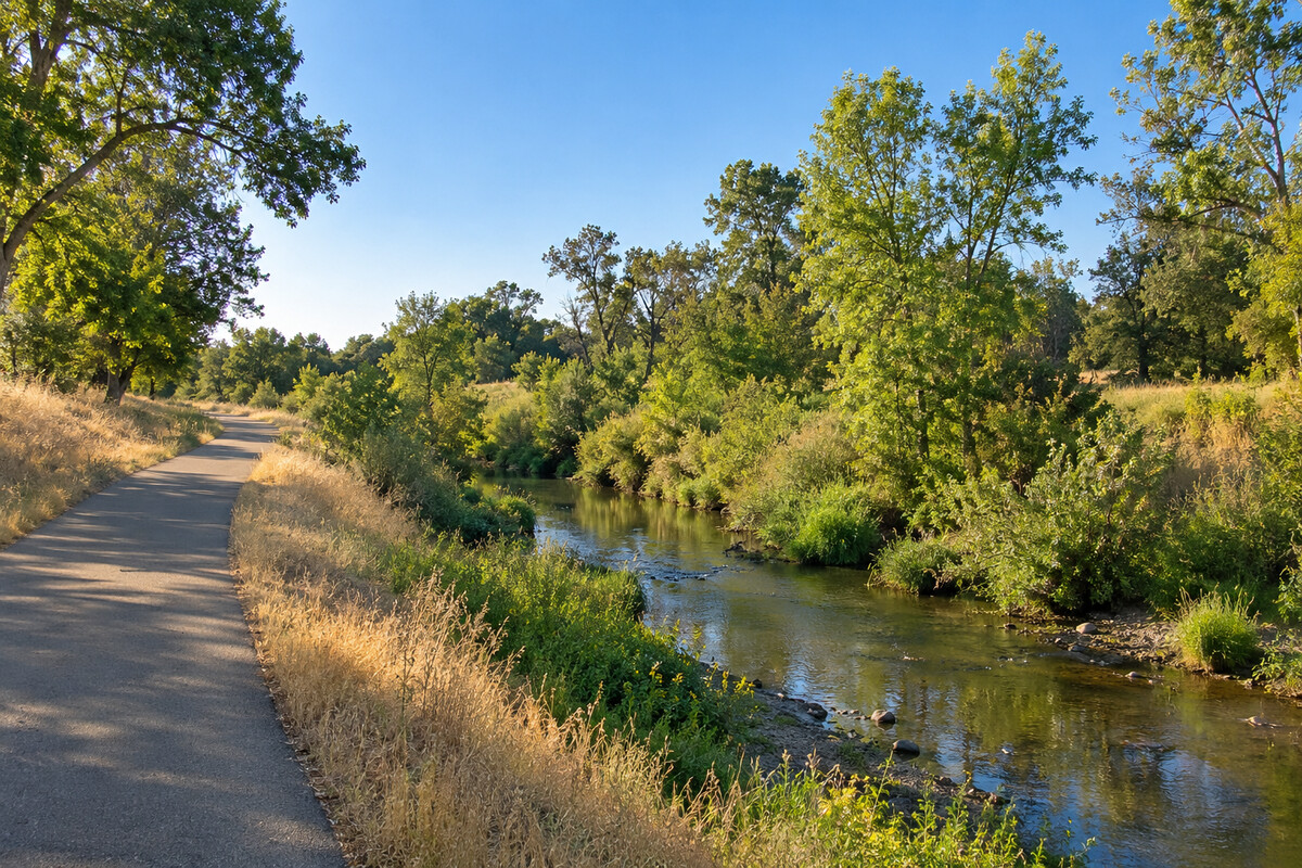 Roseville creek landscape Roseville creek landscape