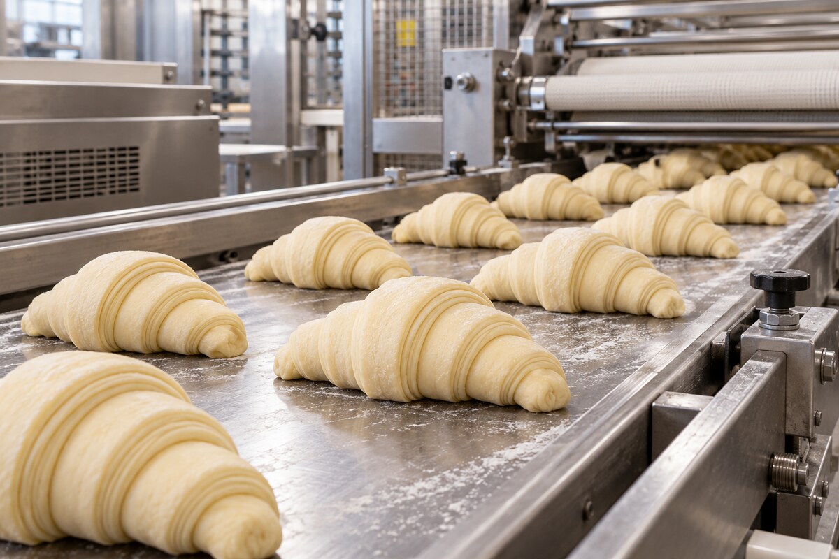 Viennese pastry production