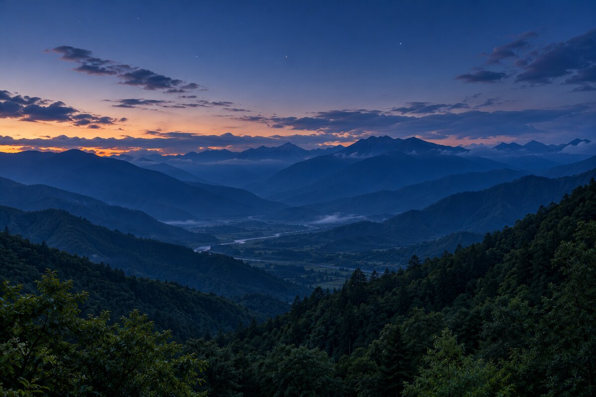 Sichuan mountain landscape Sichuan mountain landscape