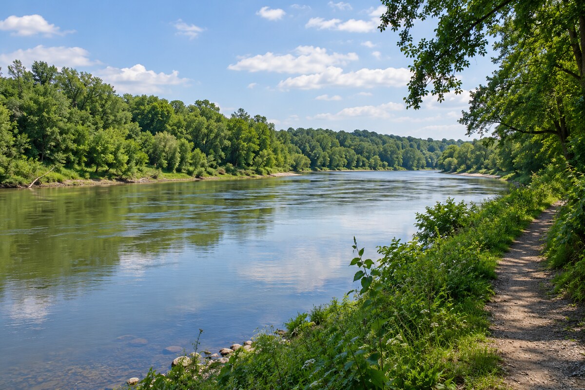 Grand River landscape near Brantford Grand River landscape near Brantford