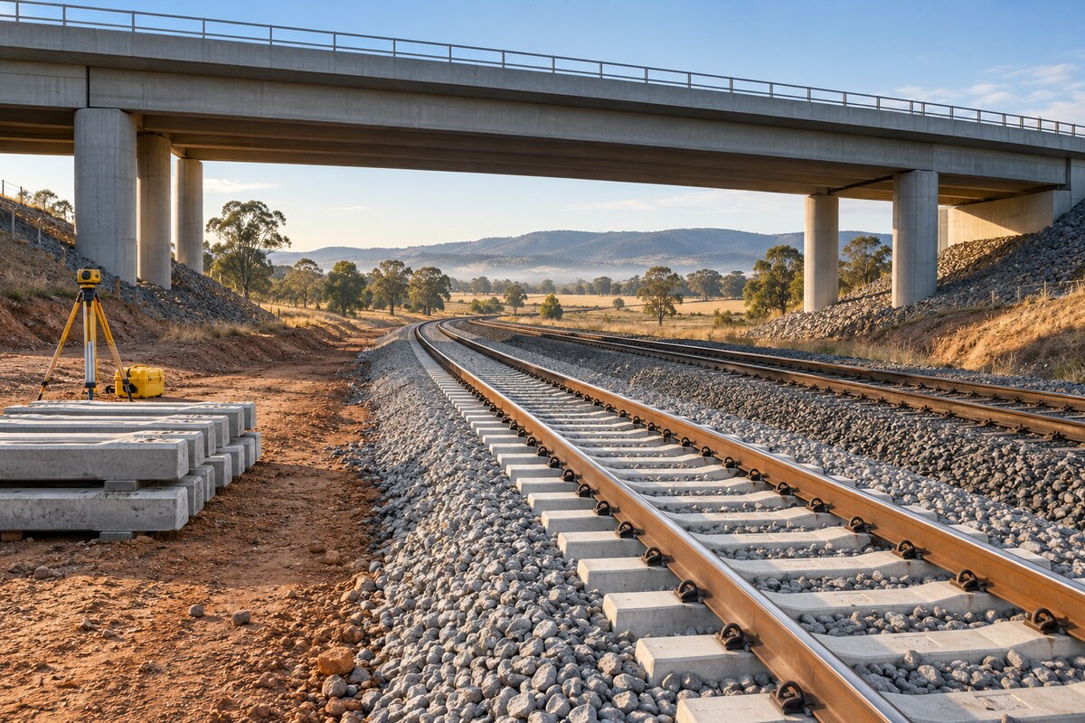 Freight railway clearance works