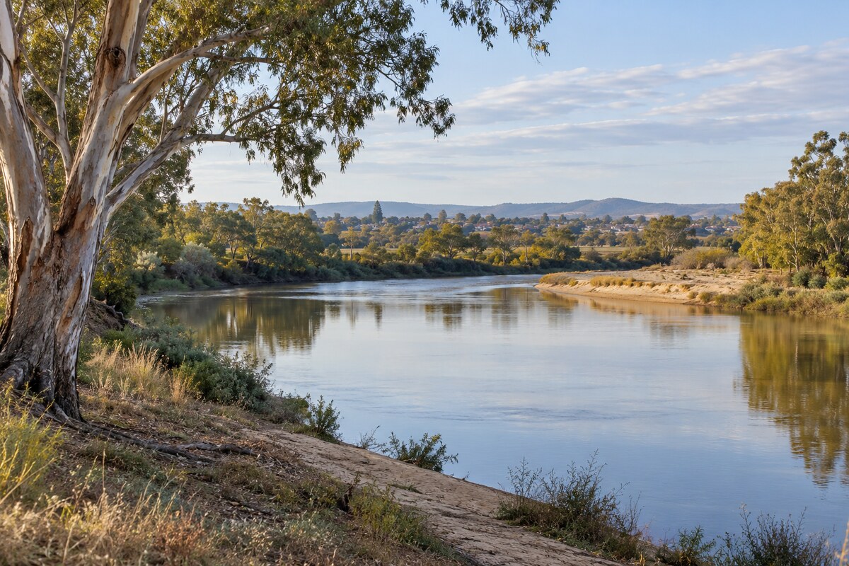 Wagga Wagga river landscape Wagga Wagga river landscape