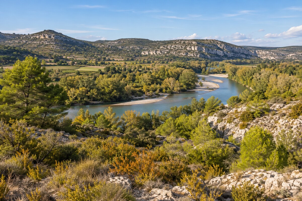 Durance valley countryside
