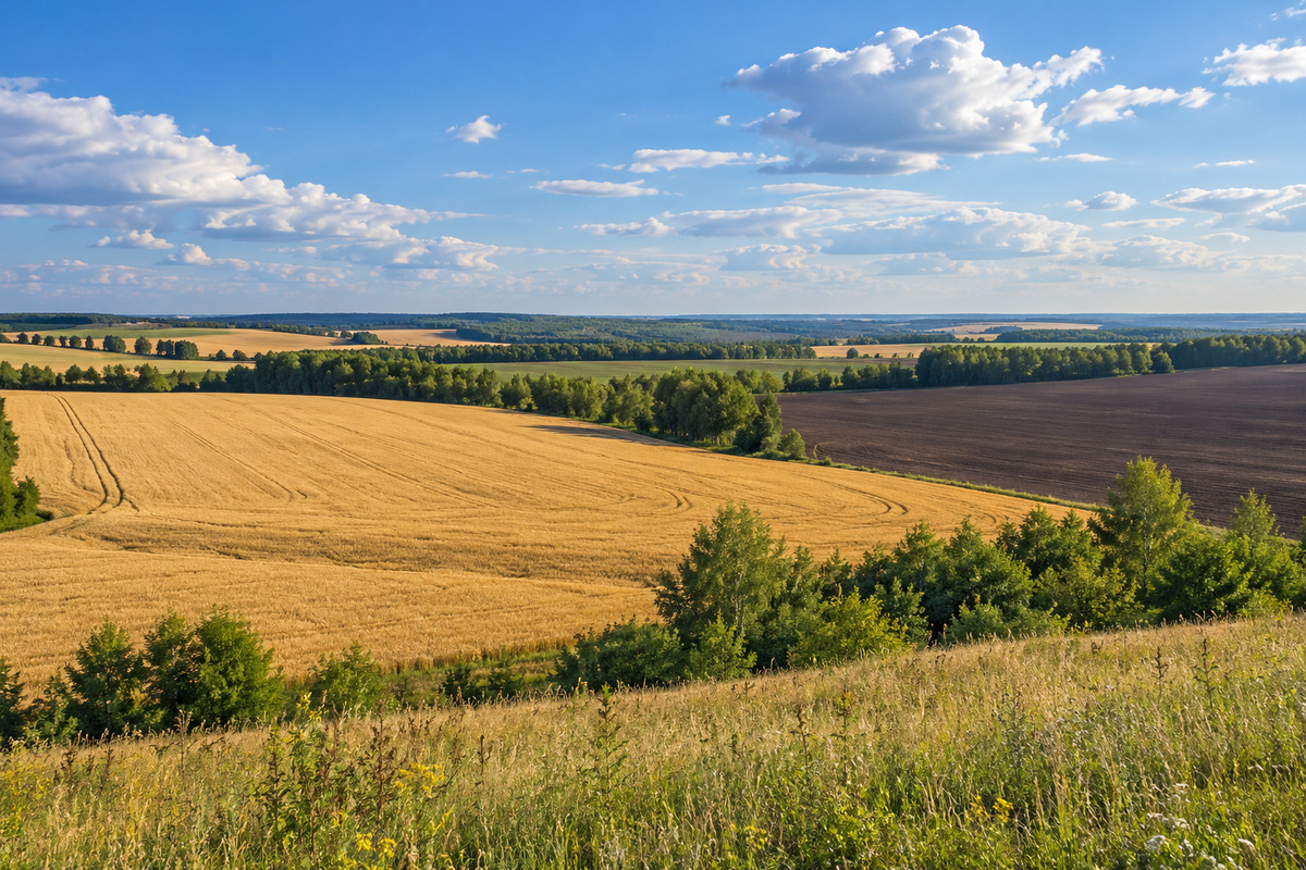 Сельский ландшафт Черноземья