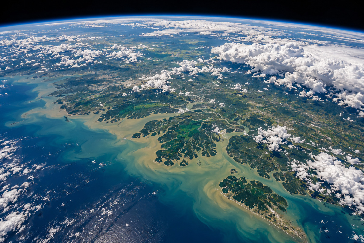 Earth from orbit