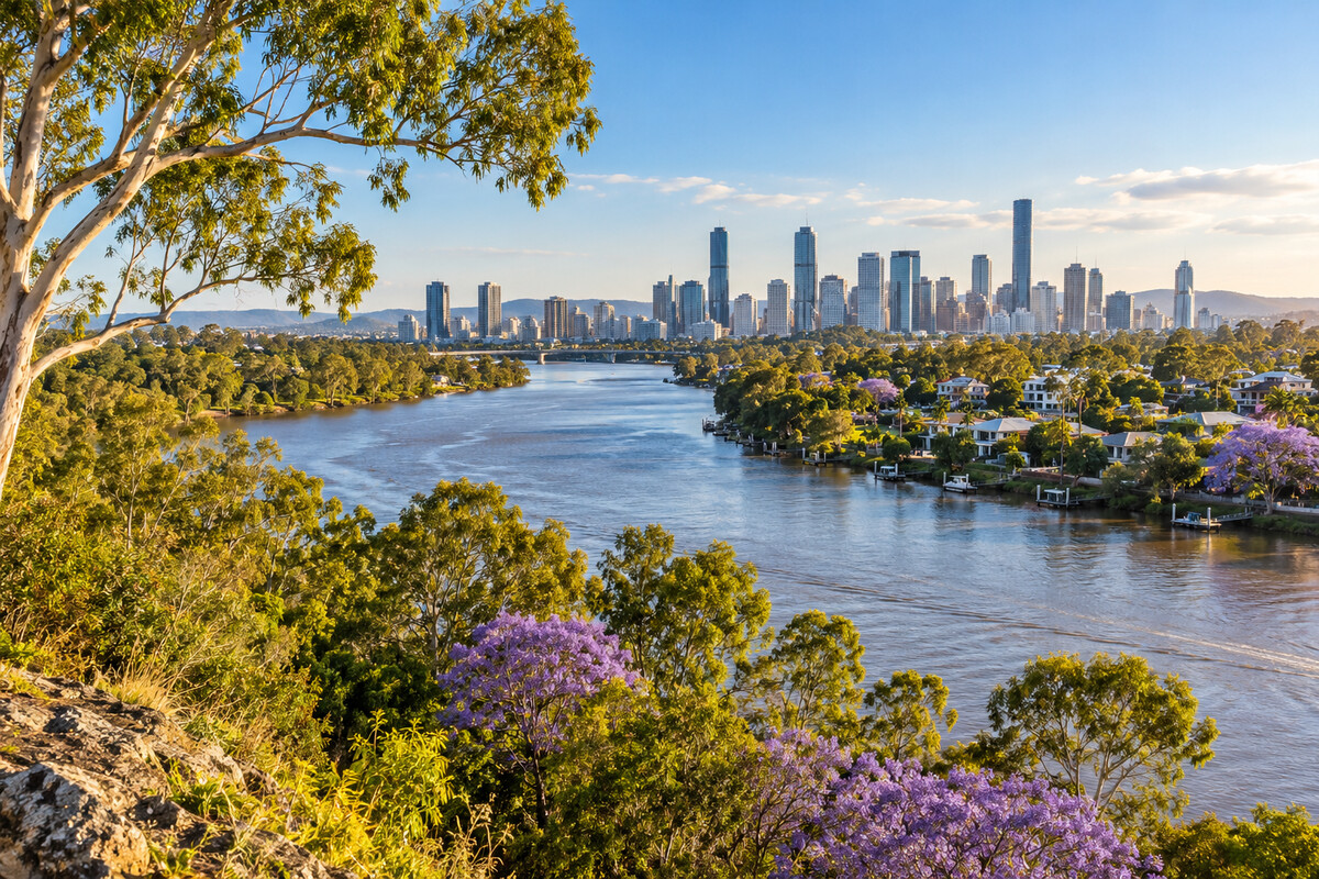 Brisbane river landscape