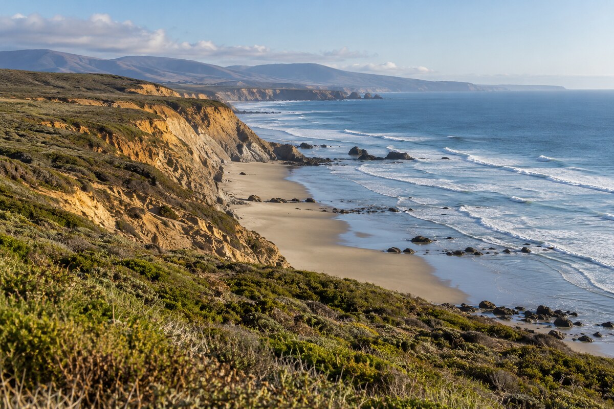 Central California coastal landscape Central California coastal landscape