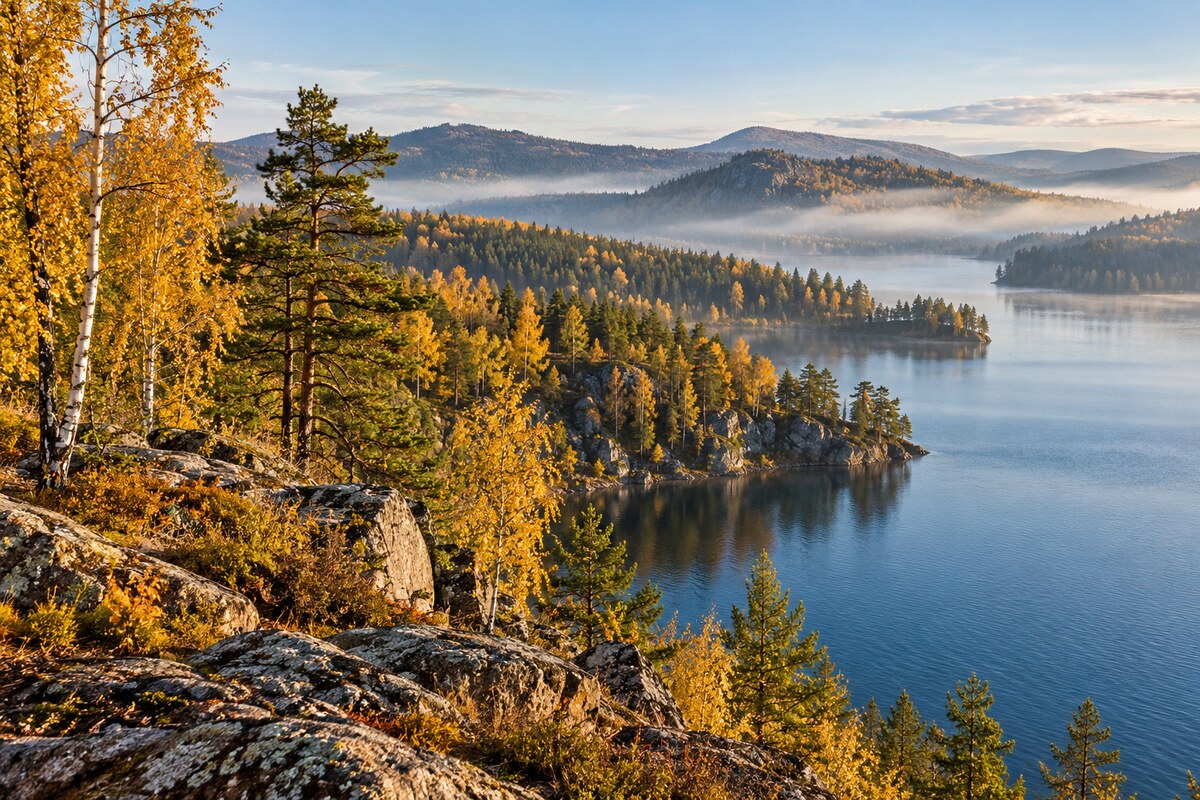 Typical Miass region landscape Typical Miass region landscape